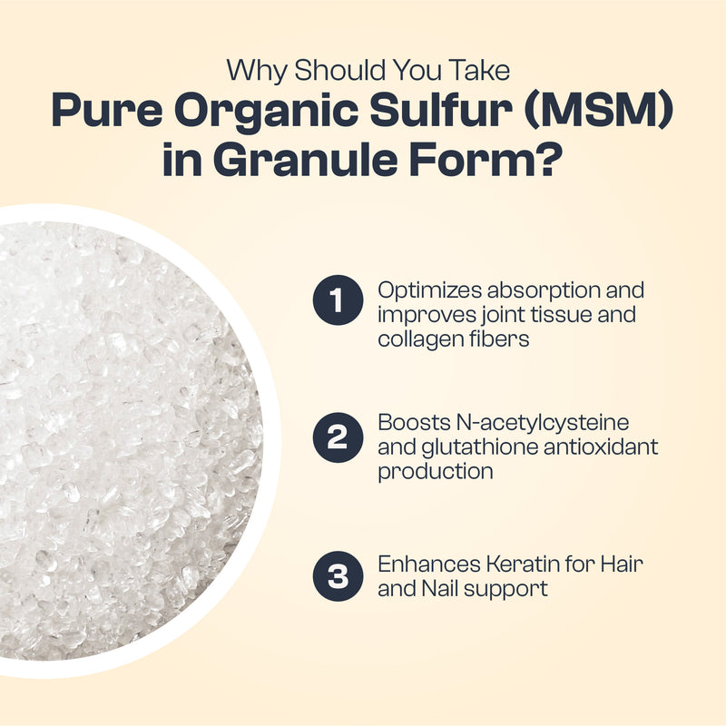 Organic Sulfur Granules Trio